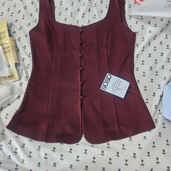 ASOS Tops - ASOS Deep Burgundy Blouse